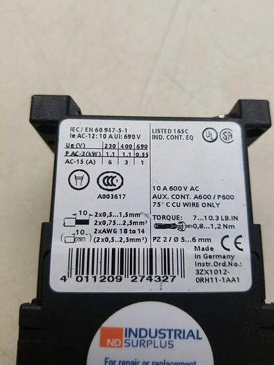 Used SIEMENS 60 947-5-1, 3RH1911-1FA11