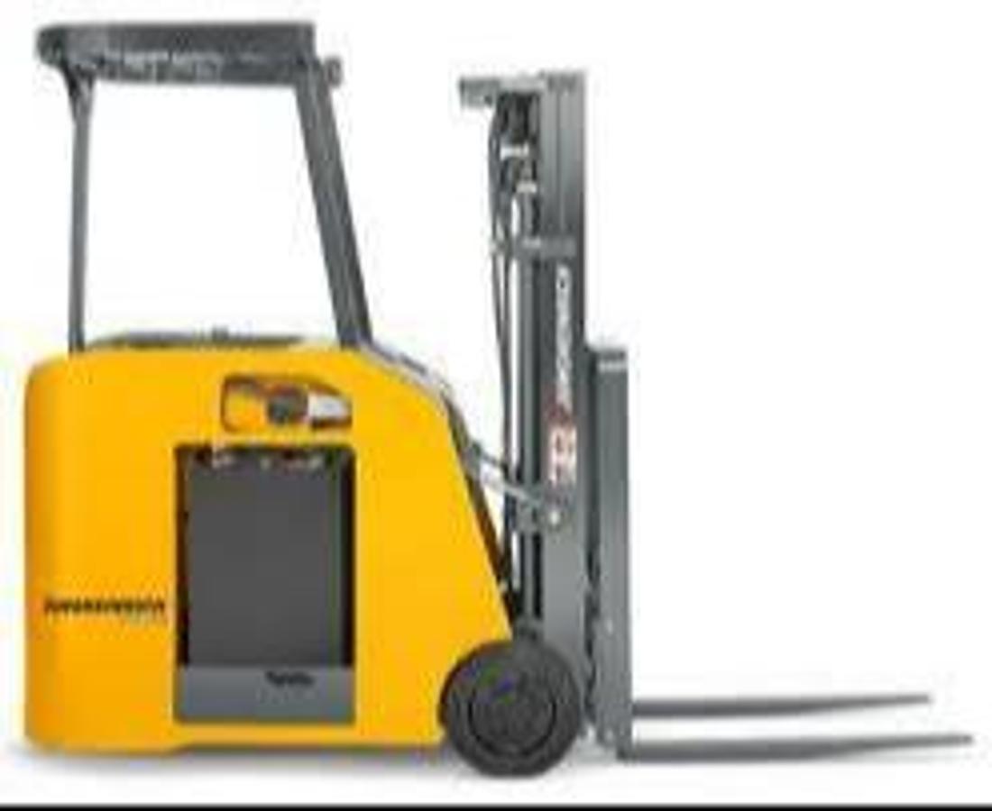 2015 Jungheinrich ETG350 CSA EE forklift Brampton 5000 lb 240” quad mast spark-protected UL/EE clamp-ready freezer-compatible export-certified
