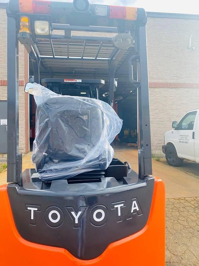 Back  view showing counterweight, new seat and rear lights