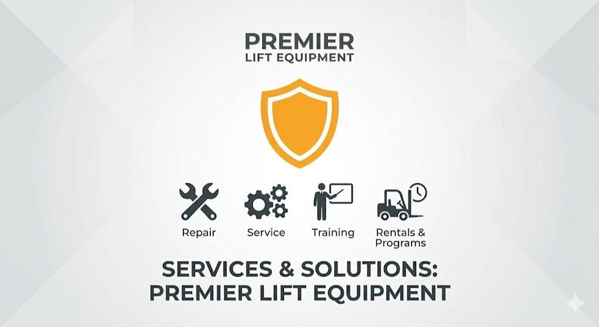 Premier Lift Equipment industrial services in Brampton. Professional forklift repair, safety training, and rentals. CSA-certified fleet solutions for GTA.