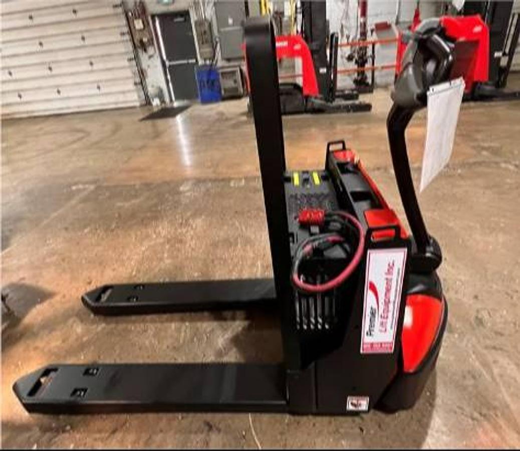 Sold-Raymond-8210-CSA-Electric-Walkie-Pallet-Jack-4,500lb-27x45-Forks-BramptonON-ExportReady