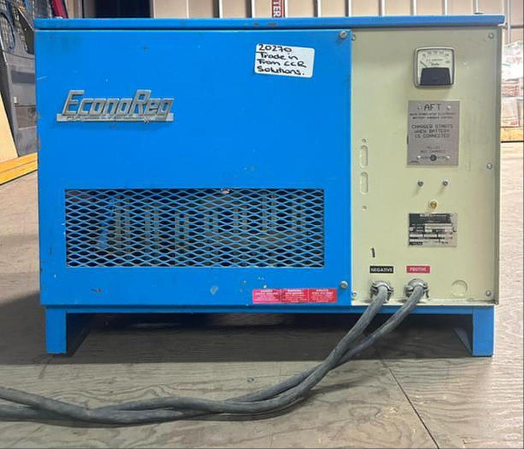 “C&D 18H1050E3 forklift battery charger, 36V 106A lead‑acid unit with UL certification.”