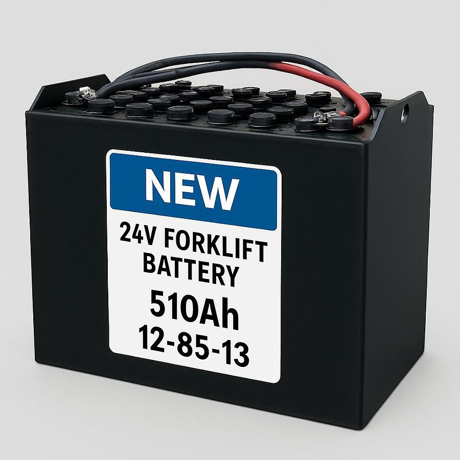 alt="Placeholder image for new 24V forklift battery model 12-85-13"