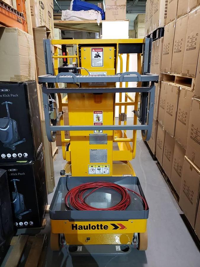 View of material handling platform