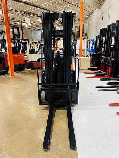 Refurbished SOLD – Refurbished 2013 Toyota 7FBEU20 | Electric 3-Wheel Forklift | CSA Certified | Brampton Deployment Completed