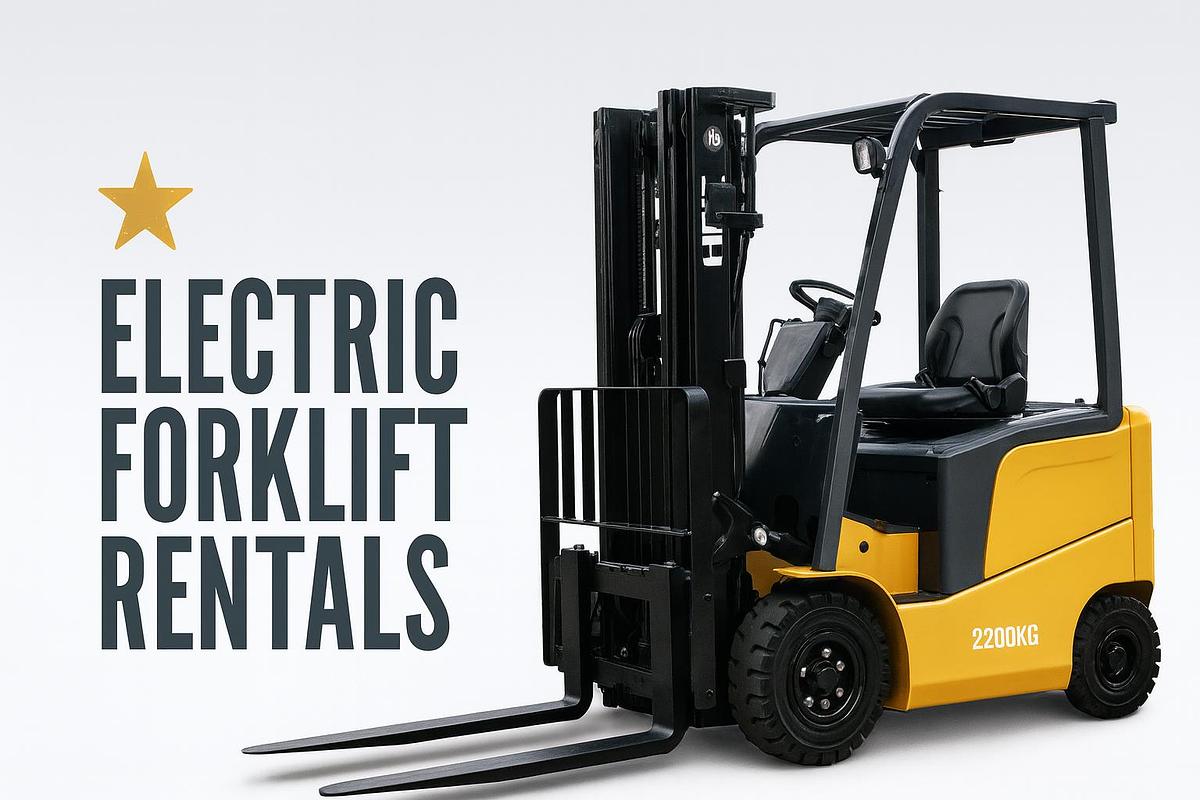 Electric forklift rentals GTA – CSA‑certified 3‑wheel and 4‑wheel indoor warehouse units