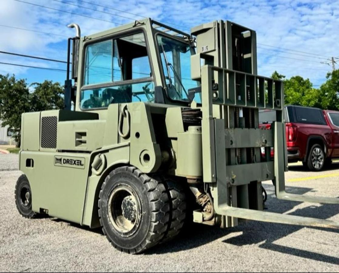 2005 Drexel R60SL CSA diesel swing mast forklift Brampton 6000 lb 154” triple mast full cab export-certified UL/EE upgrade