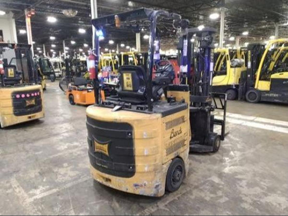 2021 Bendi B40/48AC180D rear angle – articulated swing‑mast chassis and counterweight profile