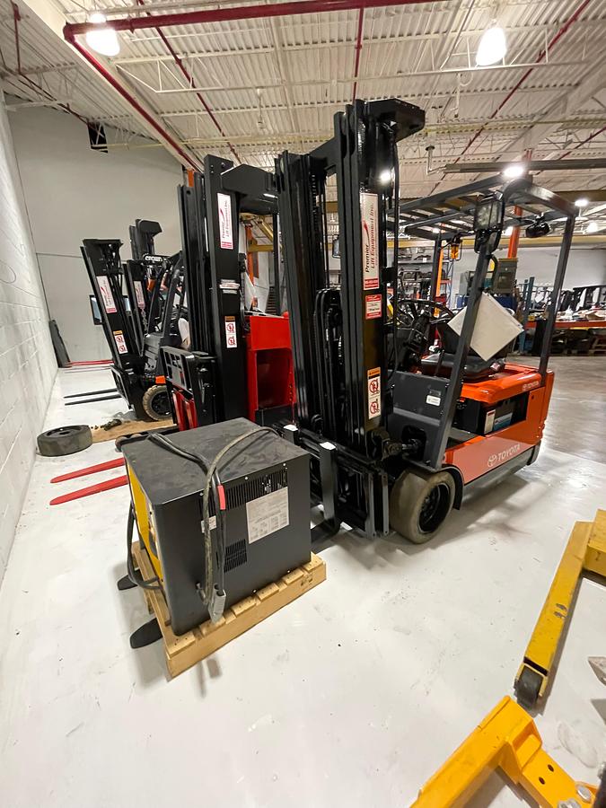 Opposite side view showing battery compartment and CSA-certified labeling