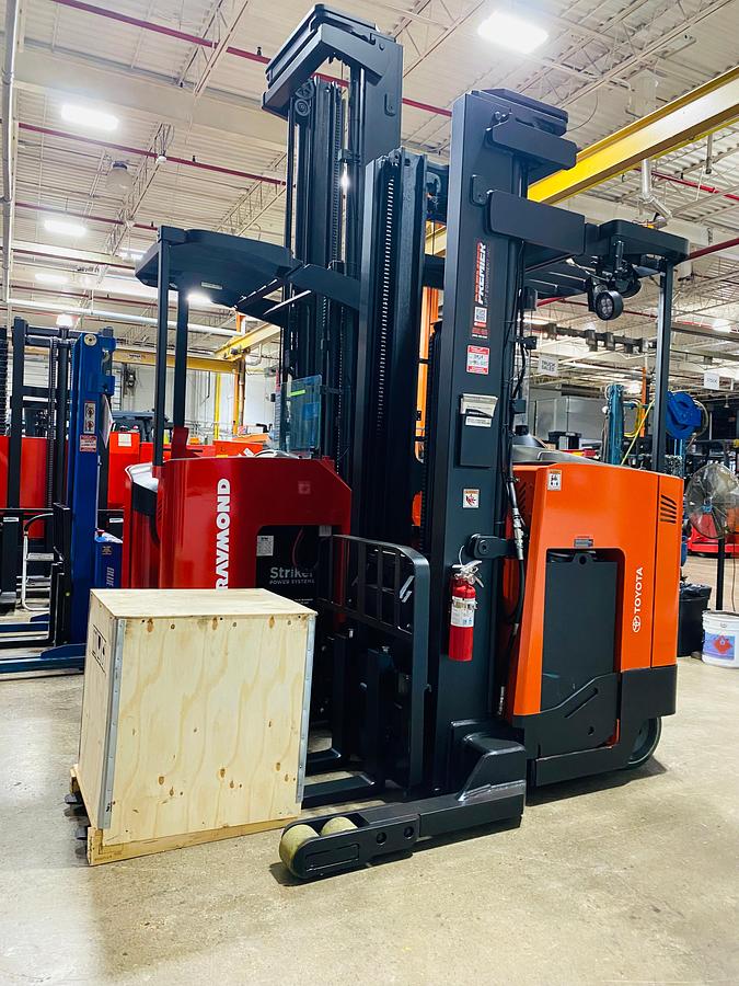 Opposite side view showing battery compartment and CSA-certified labeling