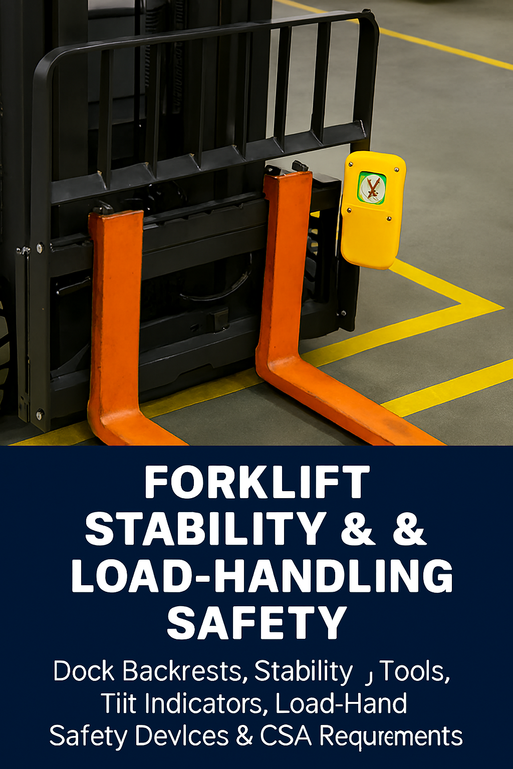 CSA‑approved forklift stability and load‑handling safety tools for secure lifting.