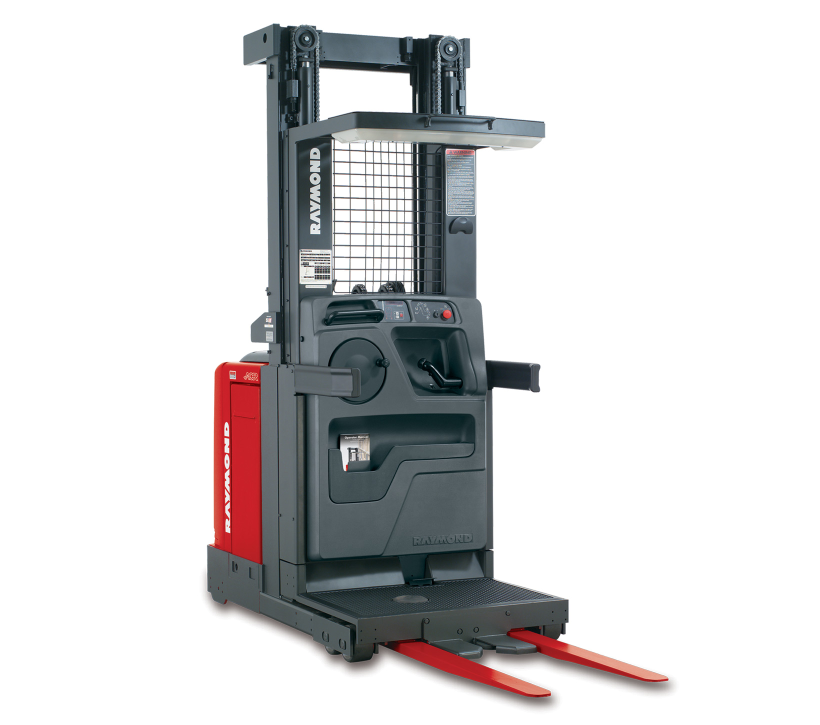 Electric Operator-Up Narrow Aisle Order Picker Lifting Operator for High-Reach Warehouse Picking