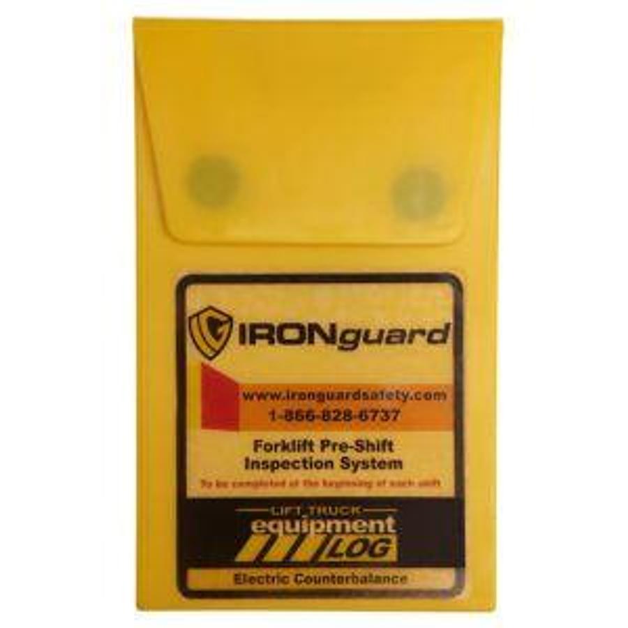 Lift Truck Log Book | CSA/MOL Compliant | Sit-Down Electric Forklift | 624 Checklists | Brampton ON | Premier Lift Equipment