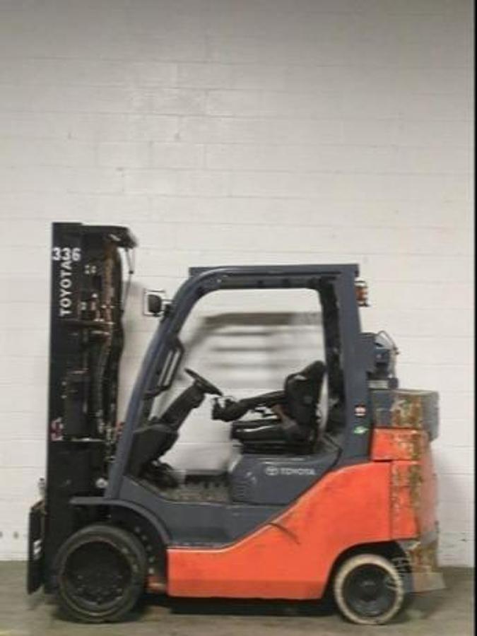 CSA-certified propane forklift | 10,000 lb | box car special | triple mast | clamp-ready | cushion tires | Premier Lift Brampton ON