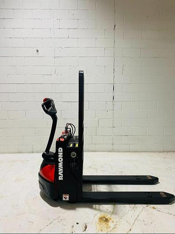 2018 Raymond 8210 CSA electric walkie pallet jack Brampton 4500 lb 27x45 forks freezer compatible export certified battery charger optional