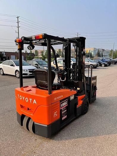 Used SOLD – 2011 Toyota 7FBEU20 | Electric 3-Wheel Forklift | CSA Certified | Brampton Deployment Completed