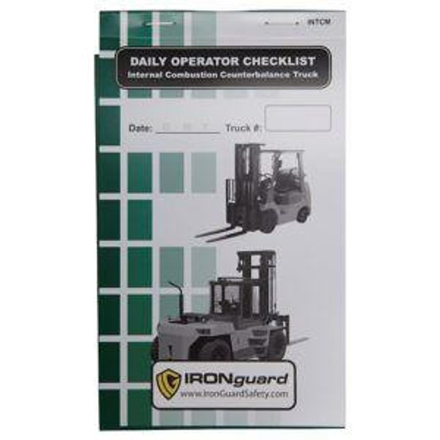 Checklist Pad | 75 Sheets | CSA/MOL Compliant | Forklift Safety | Brampton ON | Premier Lift Equipment