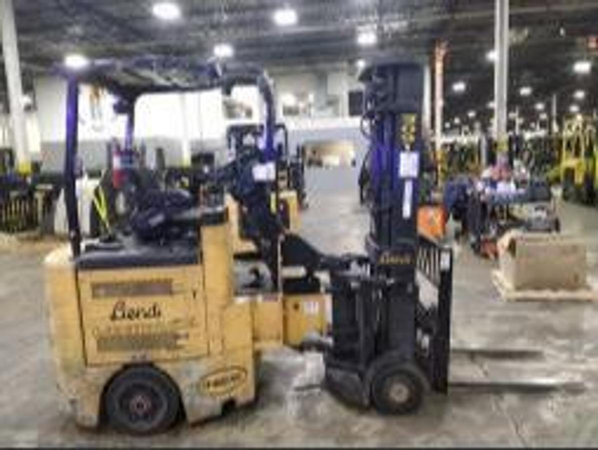 2021 Bendi B40/48AC180D side view – 4,000 lb swing‑mast forklift with 89/205 mast and 48V AC system