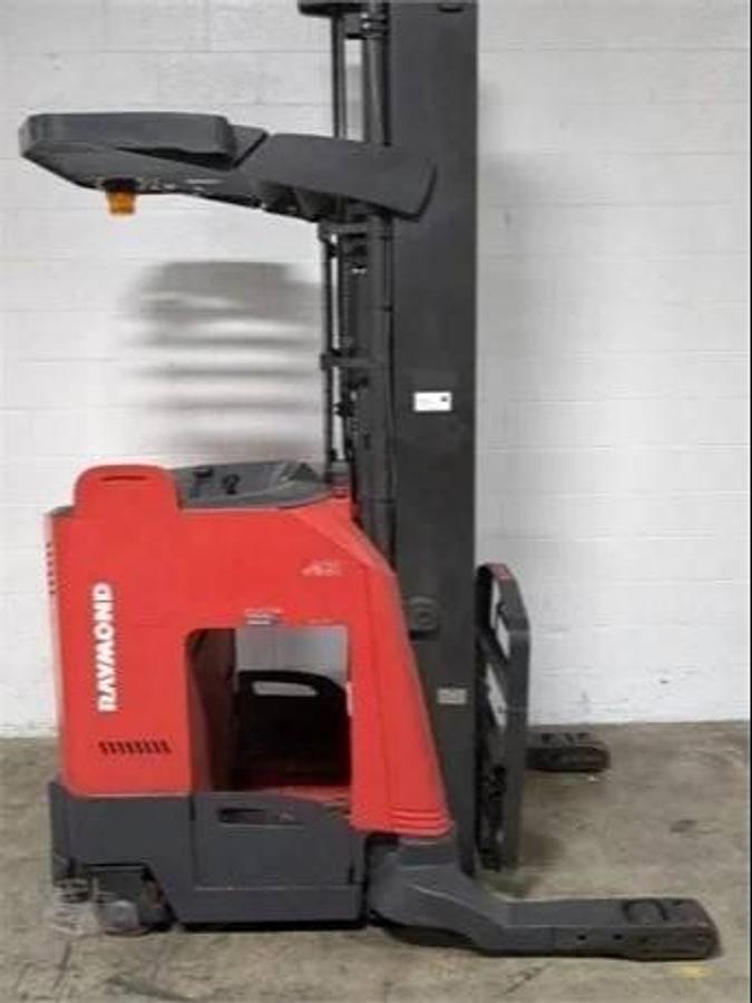 Sold-Raymond-740-R45TT-CSA-Electric-Reach-Truck-4,500lb-400”-Lift-BramptonON