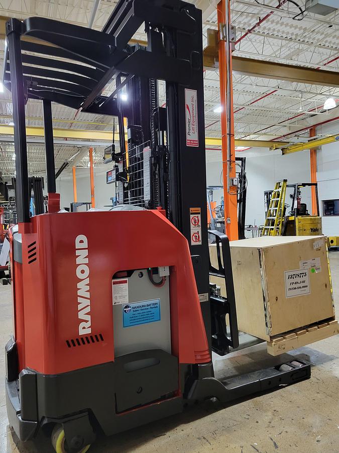 Opposite side view showing battery compartment and CSA-certified labeling