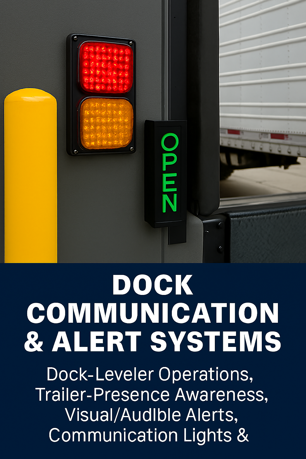 CSA‑approved dock communication and alert systems for trailer‑presence and loading‑bay safety.