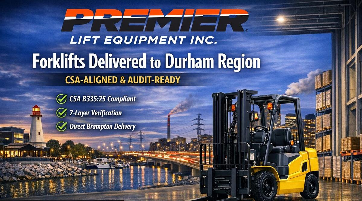 Forklifts Delivered to Durham Region   CSA‑Aligned • Audit‑Ready • Direct from Brampton