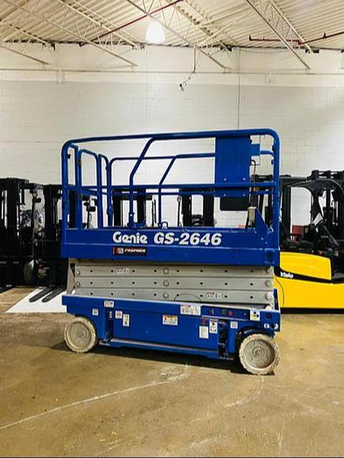 Sold-Genie-GS-2646-CSA-Electric-Scissor-Lift-32ft-1,000lb-BramptonON