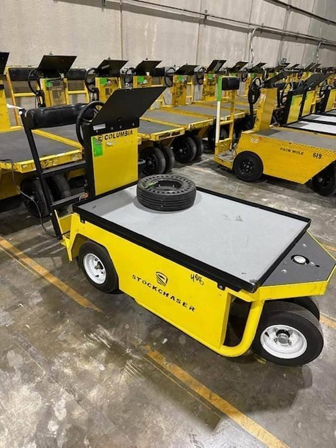 CSA-Certified 2021 Columbia Stock Chaser-100 Electric Burden Carrier – 6,000 lb Capacity | Narrow-Aisle Platform | Warehouse & Facility Use | Brampton ON