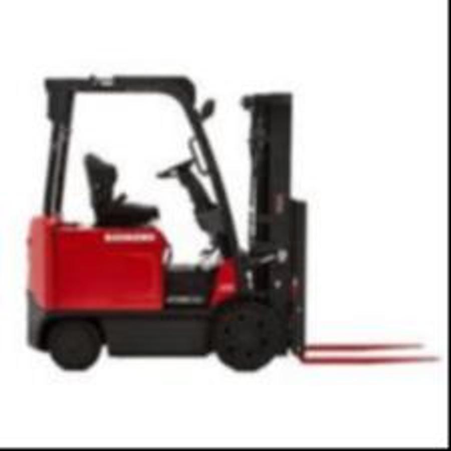 Raymond 4750 CSA electric forklift Brampton 5000 lb 188” lift LP-to-electric conversion clamp-ready