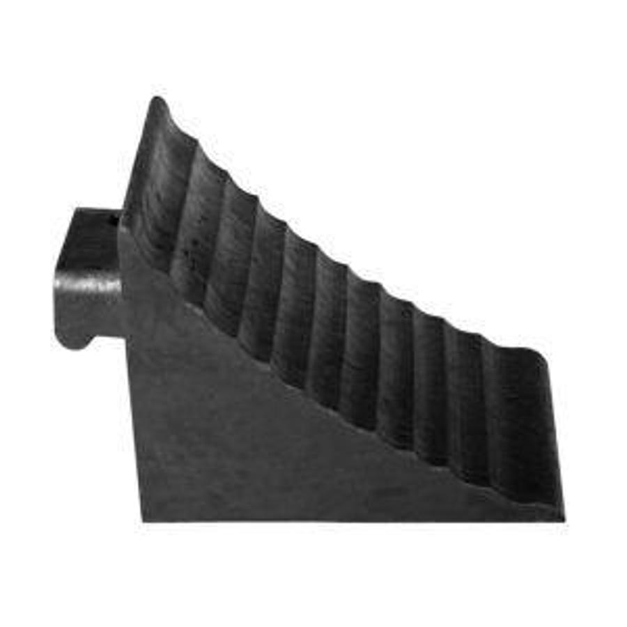 CMH-94 Rubber Wheel Chock Set – CSA/MOL Compliant | Integral Handle | Galvanized Chain | Caution Sign | Dock Safety | Brampton ON | Premier Lift Equipment