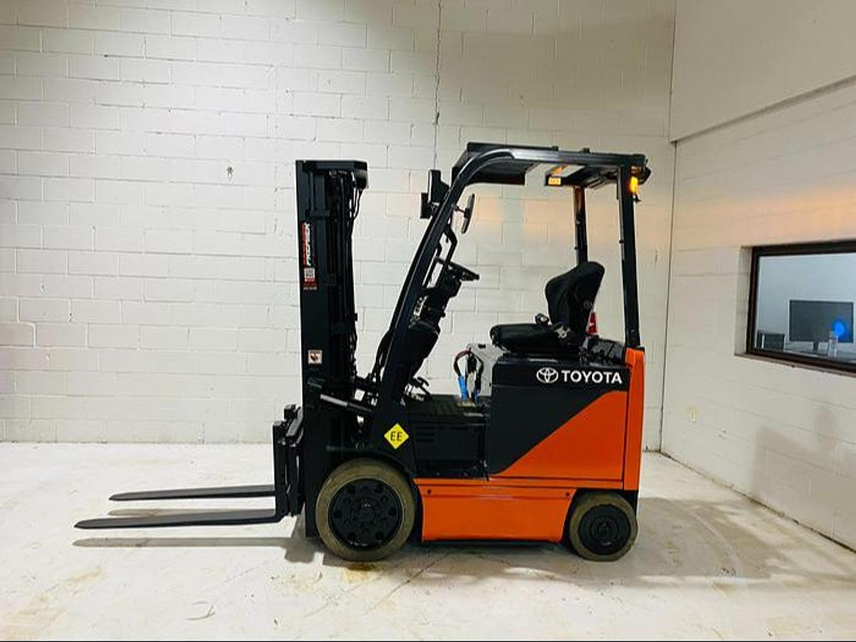 Sold-Toyota-8FBCU20-CSA-EE-Rated-Electric-4,000lb-189”-Lift-BramptonON