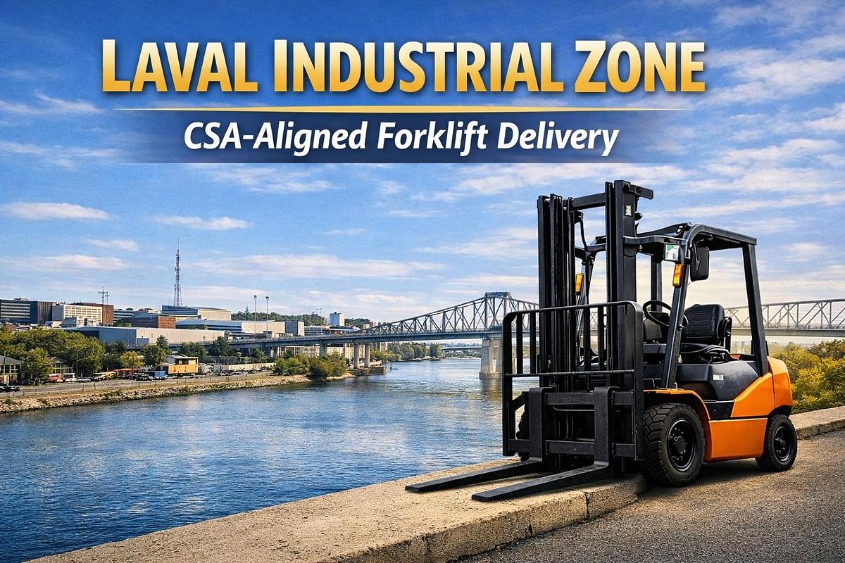 Laval Industrial Zone — CSA‑Aligned Forklift Delivery