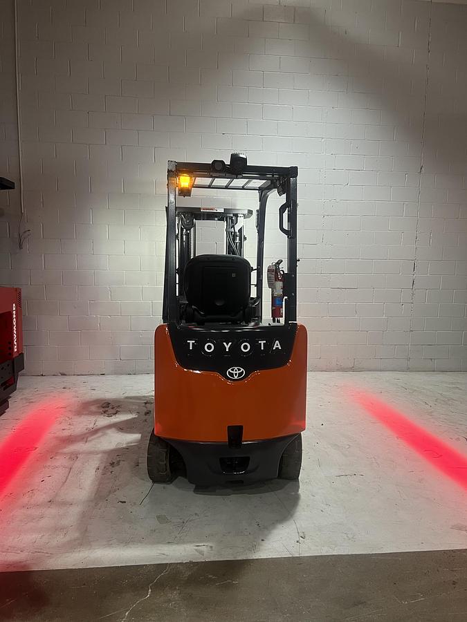 Refurbished 2018 Toyota 8FBCHU25 | 5,000 lb | 189" Mast | 36/48V Electric | Side Shift | 4‑Wheel Cushion | CSA Certified | Brampton ON