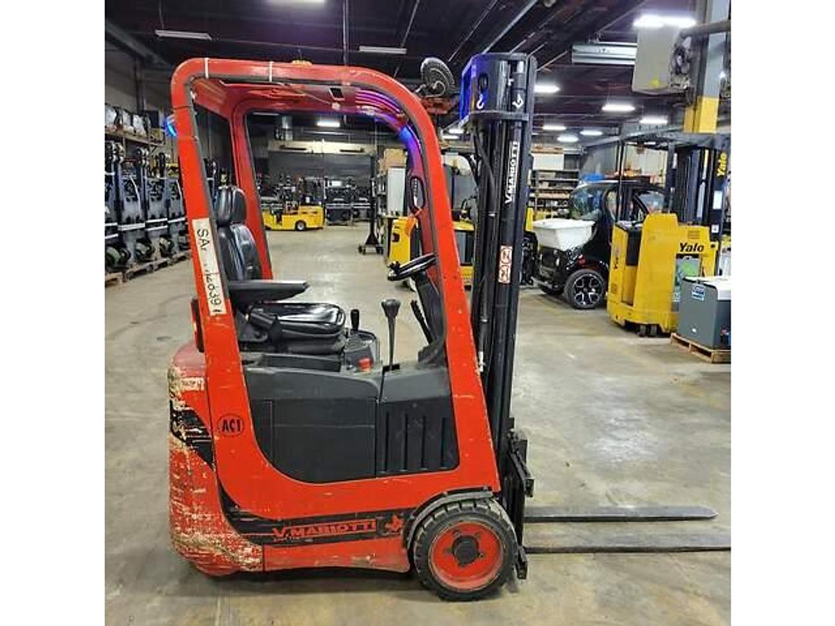 Mariotti MyCross 13AC forklift – full side profile – CSA certified – ultra-compact electric – Brampton ON