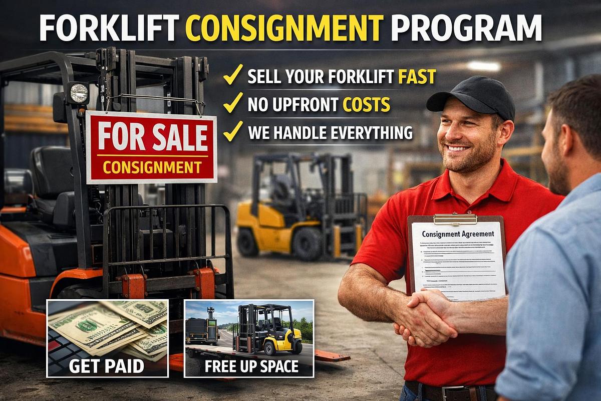 Sell or Safely Dispose of Your Forklift — No Upfront Costs, Full Transparency.