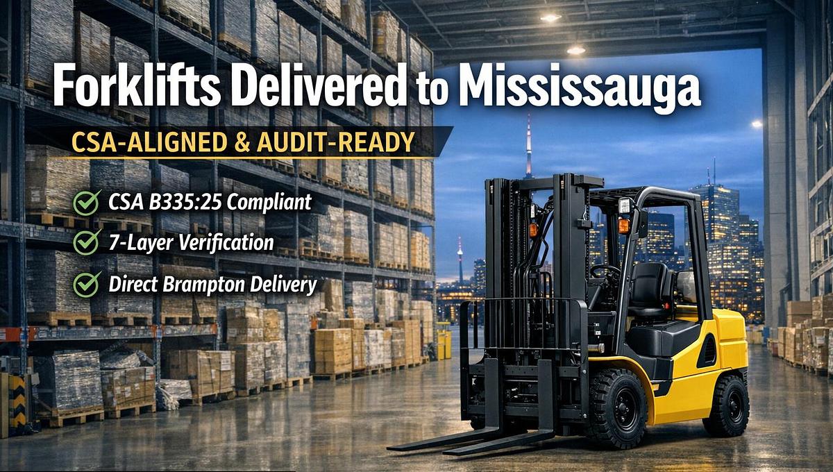 Forklifts Delivered to Mississauga   CSA‑Aligned • Audit‑Ready • Direct from Brampton