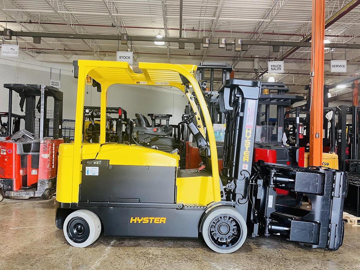 Refurbished 4‑Wheel Electric Counterbalance Forklifts | 3,000–12,000 lb