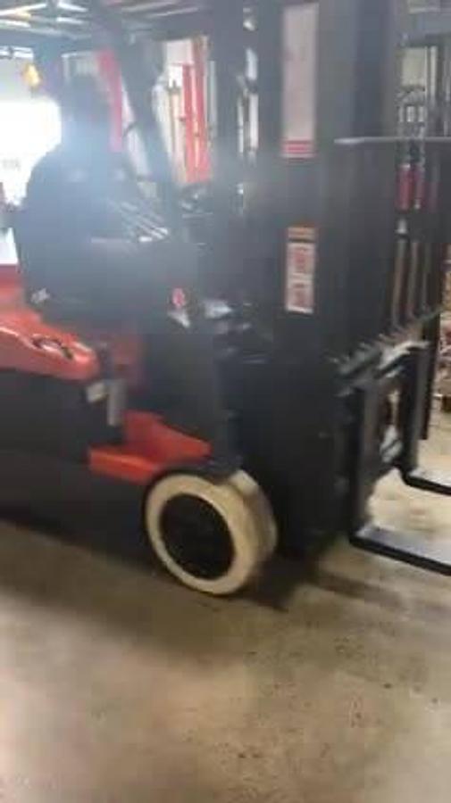 Toyota 7FBEU18 – 42” forks with load backrest – side shift carriage – CSA certified – Brampton ON