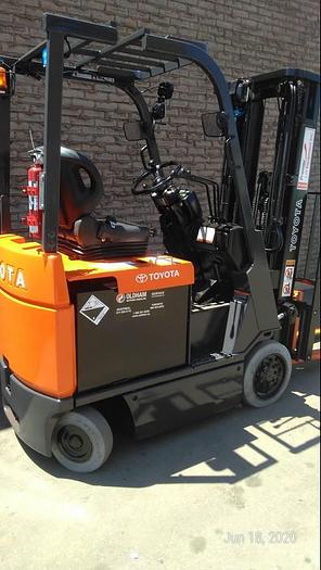 Refurbished 2019 Electric Toyota 7FBCU15