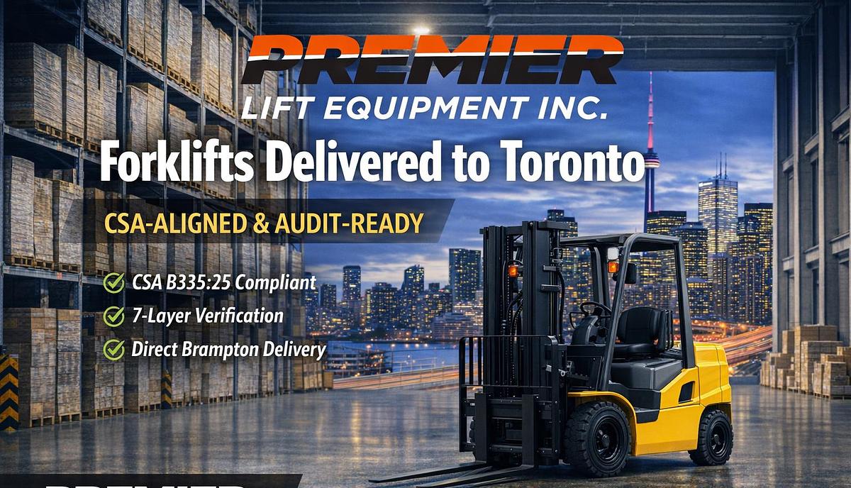 Forklifts Delivered to Toronto   CSA‑Aligned • Audit‑Ready • Direct from Brampton
