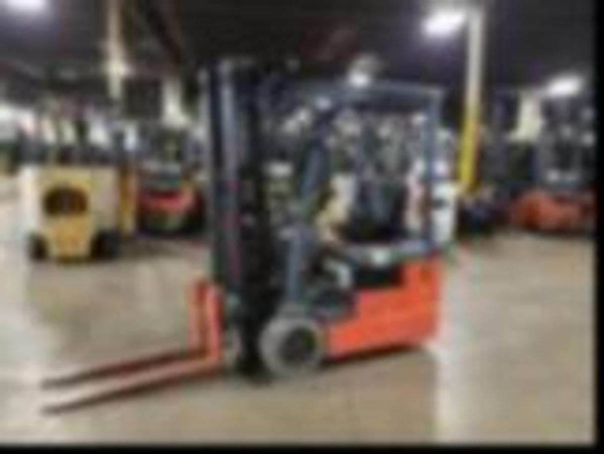 2022 Toyota 8FBES15U 3-Wheel Electric Forklift – CSA Certified – Quad Mast – Reconditioned – Mississauga ON