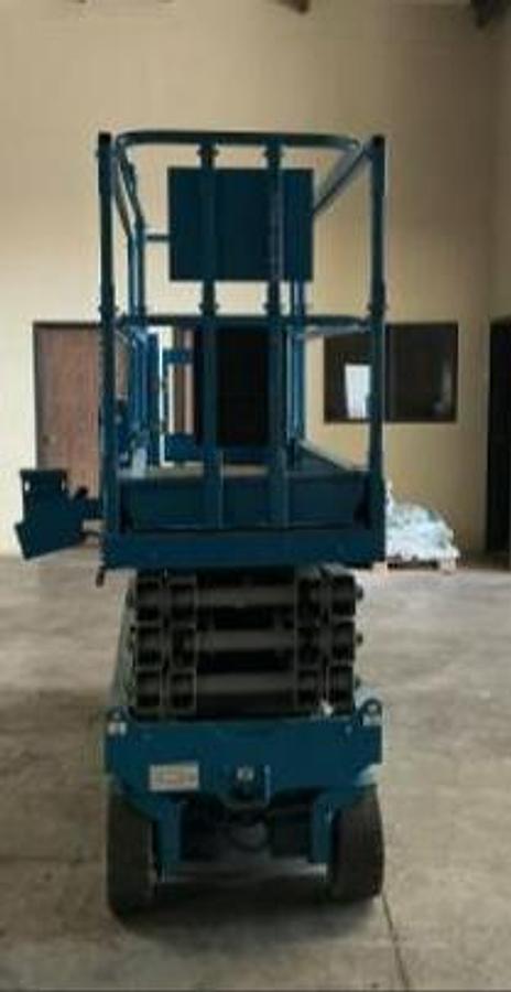 2023 Genie GS-2632 scissor lift rear frame and scissor stack