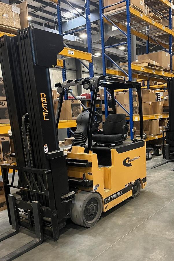 2023 Drexel SLT50AC CSA swing mast forklift Brampton 5000 lb 279” quad mast battery included export-certified
