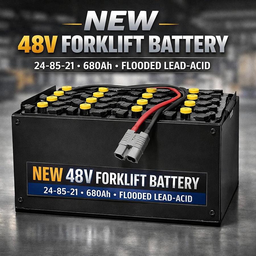 alt="Placeholder image for new 48V forklift battery model 24-85-21"