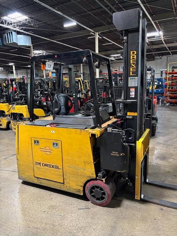2008 Drexel SLT30 CSA swing mast forklift Brampton 3000 lb 242” triple mast battery optional export-certified