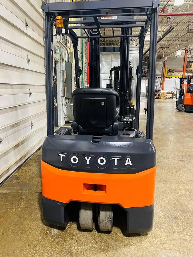oyota 8FBE20U – rear counterweight view – UL/EE fire-safe option – CSA certified electric forklift – Brampton ON