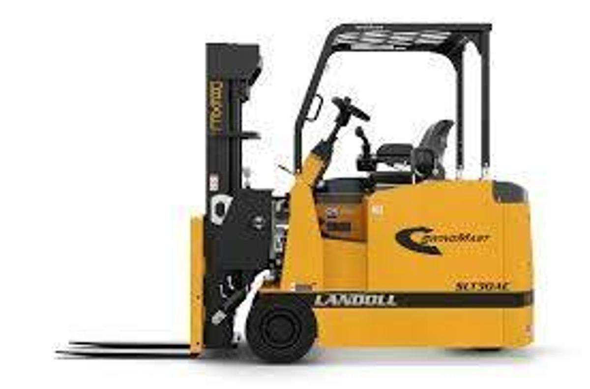 Sold-Drexel-SLT35AC-CSA-Electric-Swing-Mast-Forklift-3,500lb-276”-Lift-BramptonON