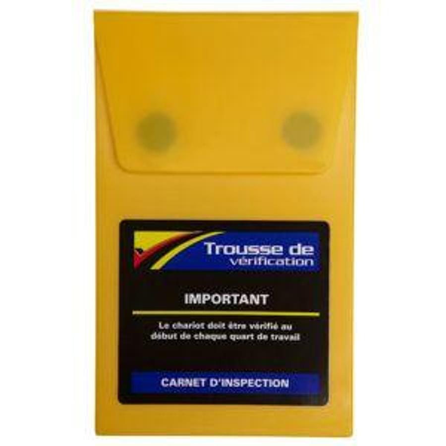 Checklist Caddy | Forklift Daily Inspection Kit | CSA/MOL Compliant | 75-Sheet Log Pad | Brampton ON | Premier Lift Equipment