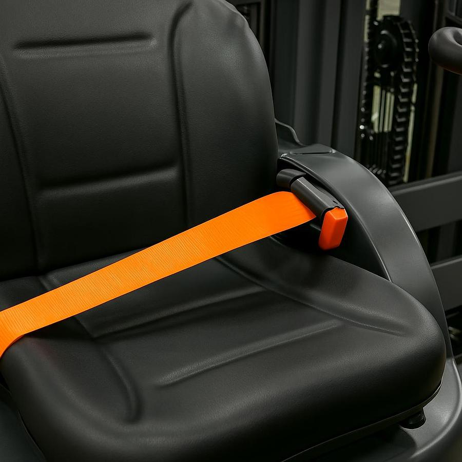 Bright‑Belt™ Forklift Safety Restraint | 60″ High‑Visibility Buckle System | Operator Compliance Upgrade | Brampton ON