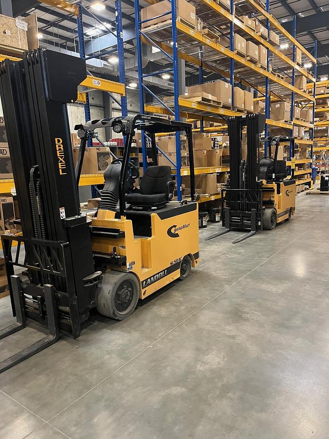 2023 Drexel SLT50AC CSA swing mast forklift Brampton 5000 lb 279” quad mast battery included export-certified